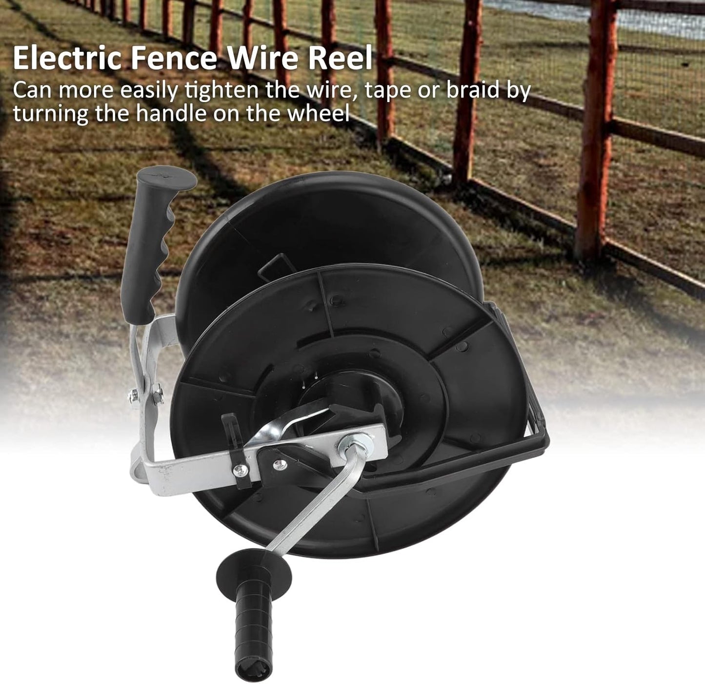 Electric Fence Geared Reel