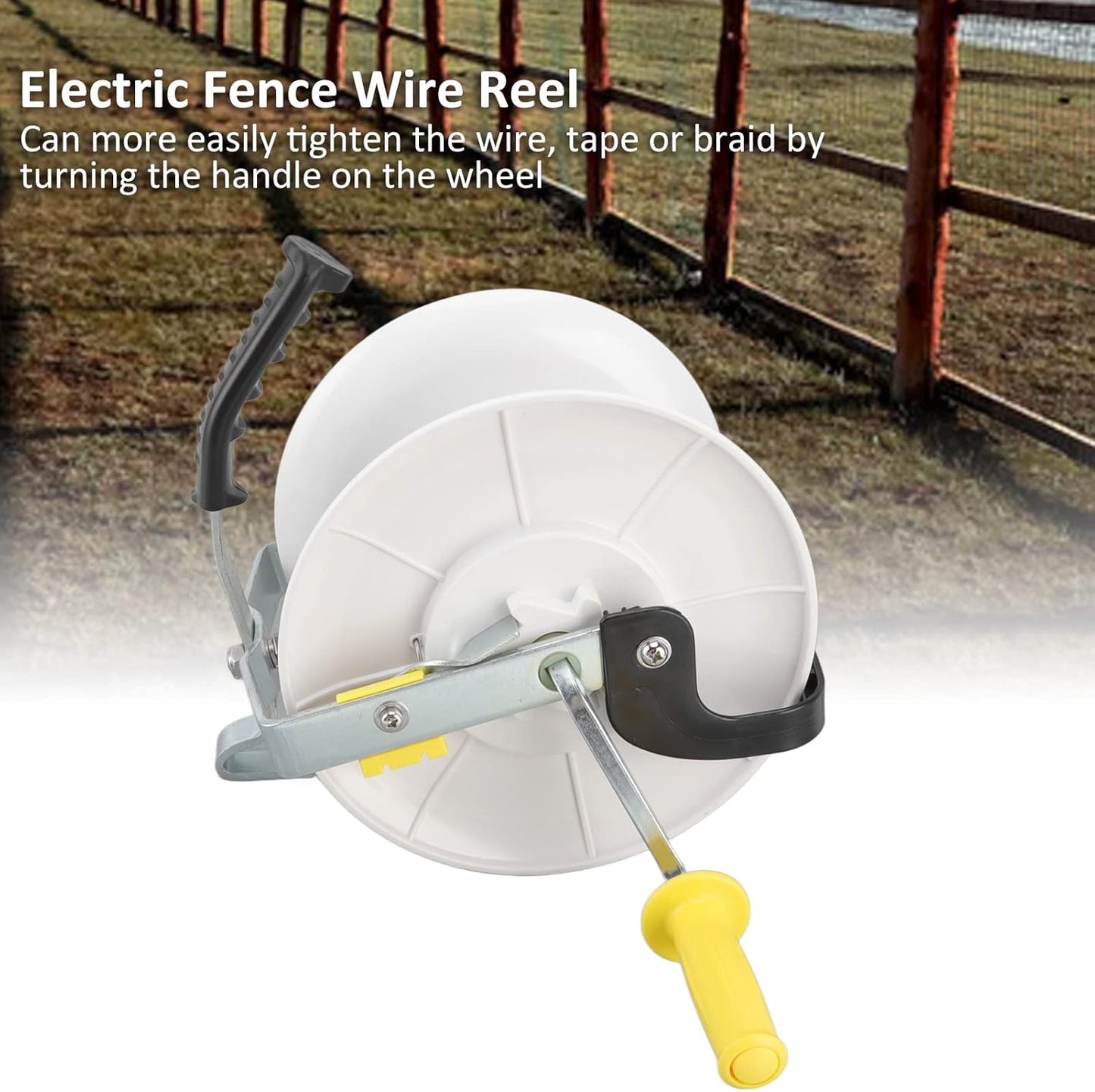 Electric Fence Geared Reel