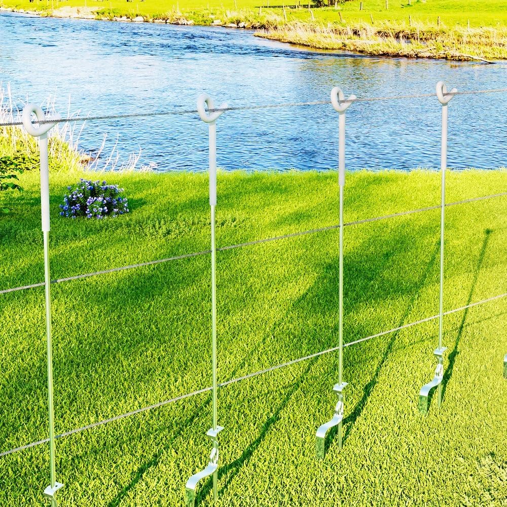 20PCS pig tail electric fence post