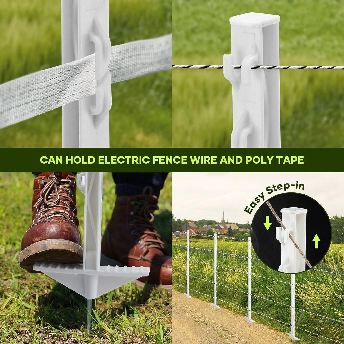 20pcs Electric Fence Posts