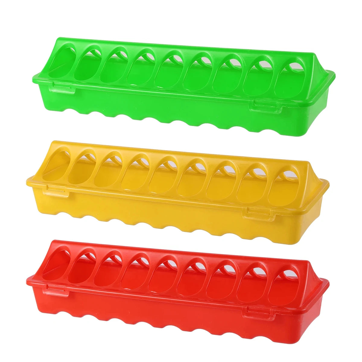 Plastic Trough Style Chick Feeder (20/30/40/50cm)